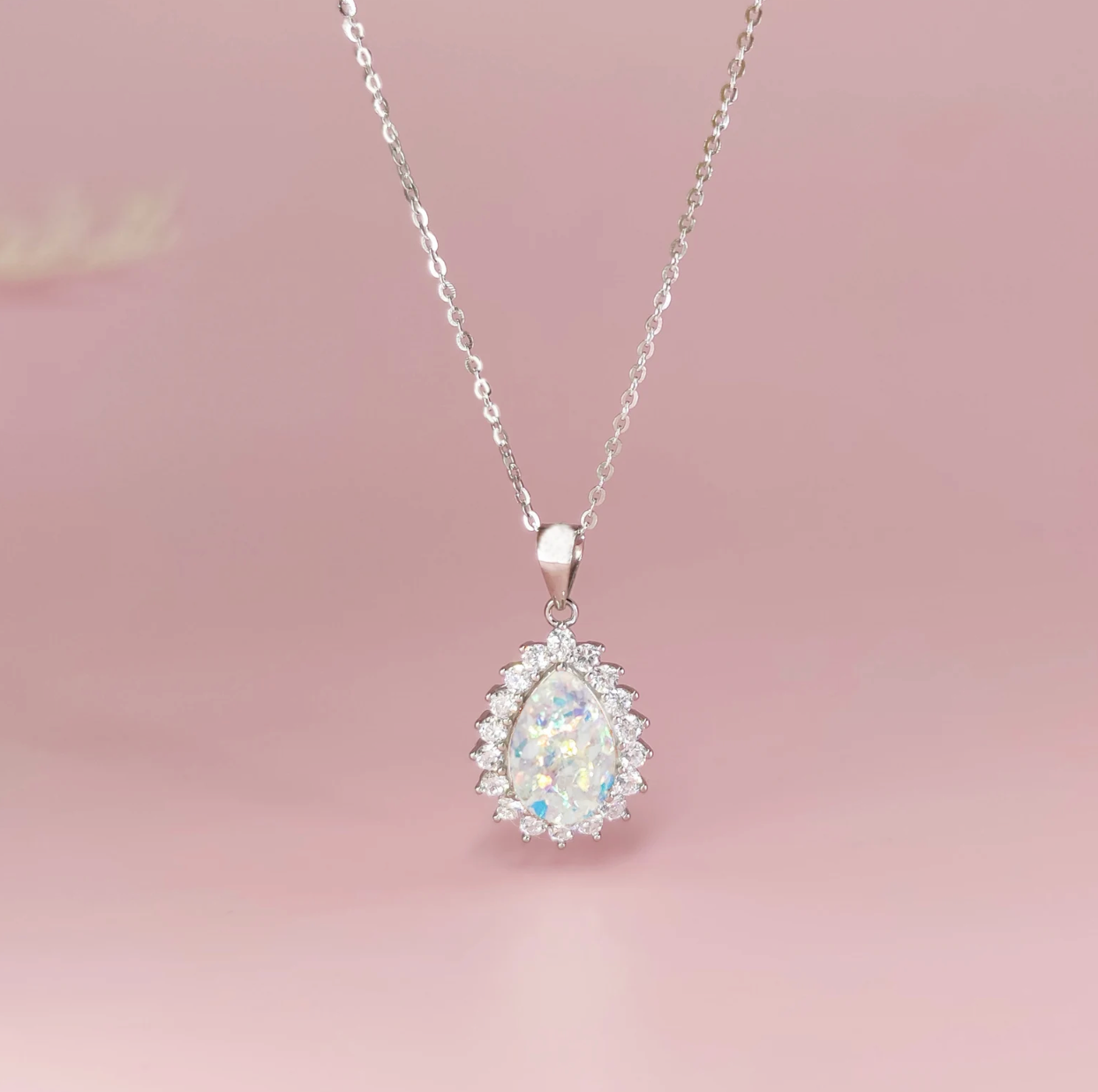 Cremation Cremation Ashes Starburst Teardrop Necklace image 3
