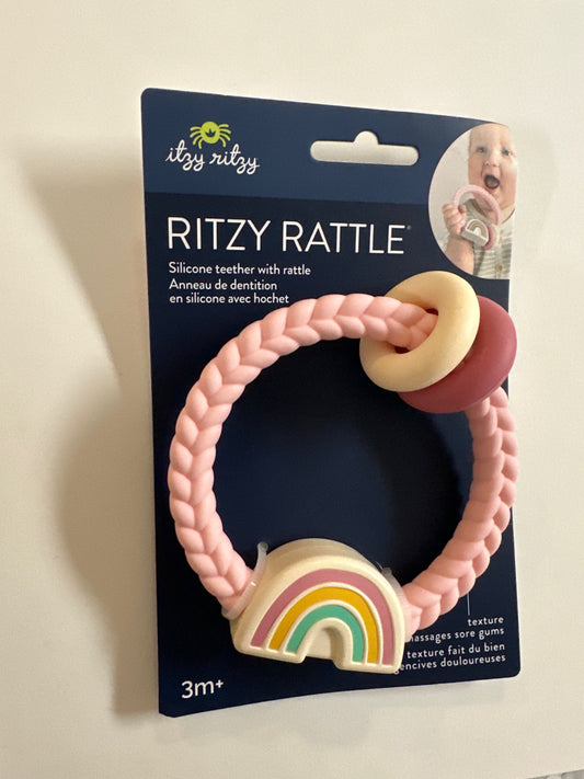 Itzy Ritzy Rainbow Rattle image 0