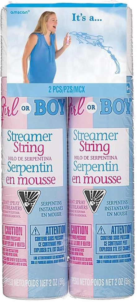 Gender Reveal Streamers image 0