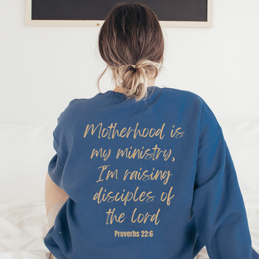 Proverbs 22:6 Sweatshirt - Mom Graphic Tee - Fall Tee