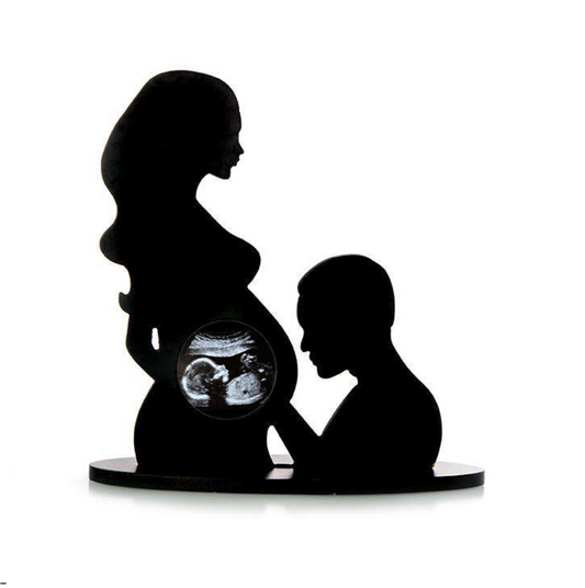 Wooden Silhouette Ultrasound Frame image 0