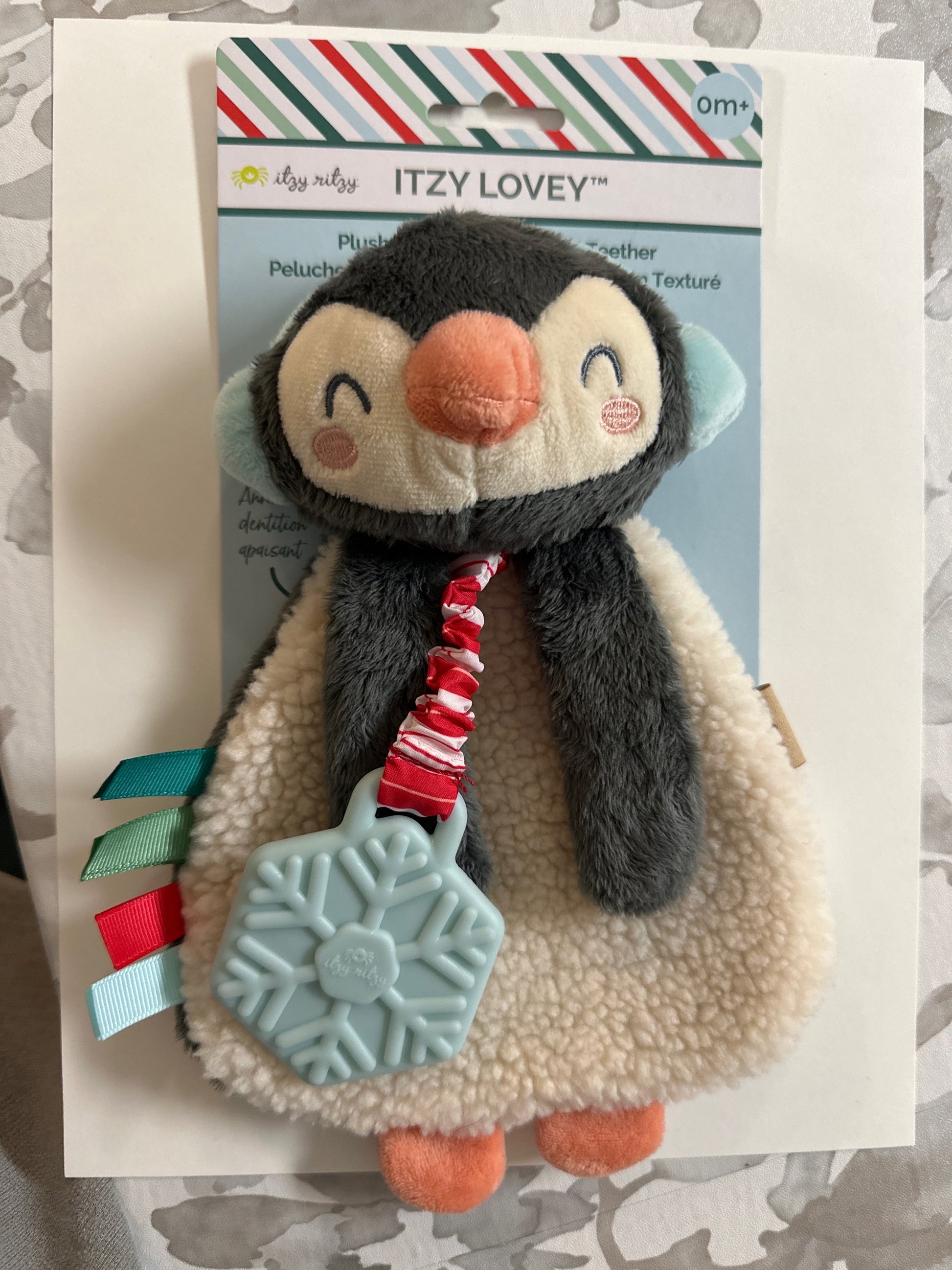 Itzy Ritzy Lovey Penguin image 0