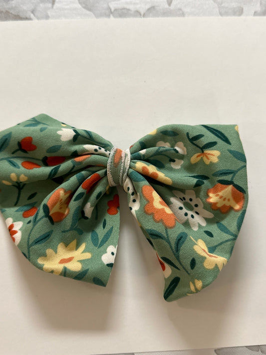 Spring Floral Bow  image 0