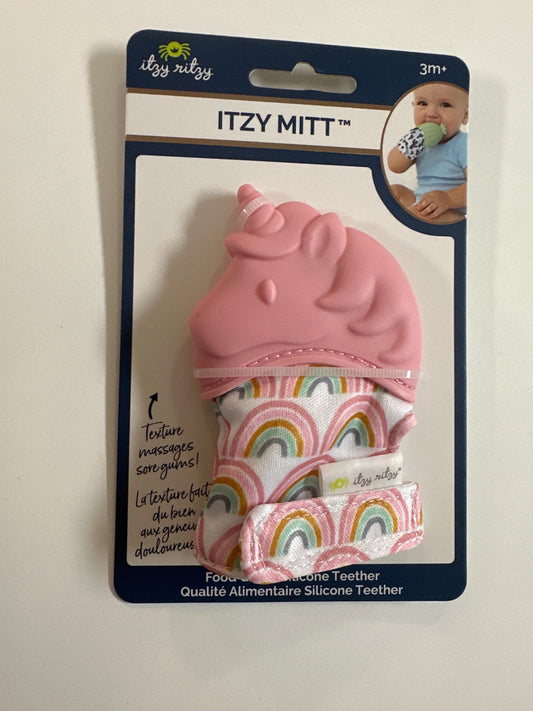 Itzy Ritzy Unicorn Mitt image 0