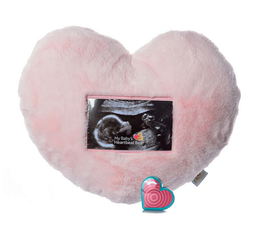 Pink Heart Heartbeat Bear image 0