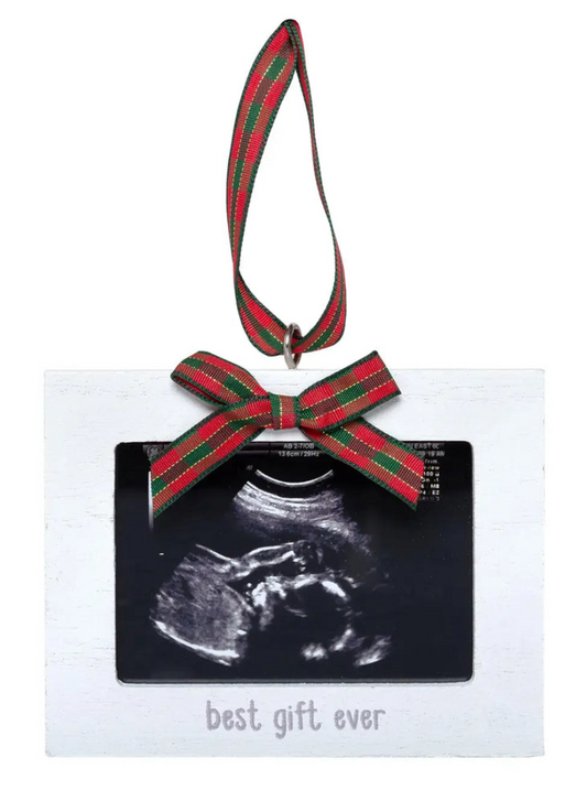 Wooden Ultrasound Ornament