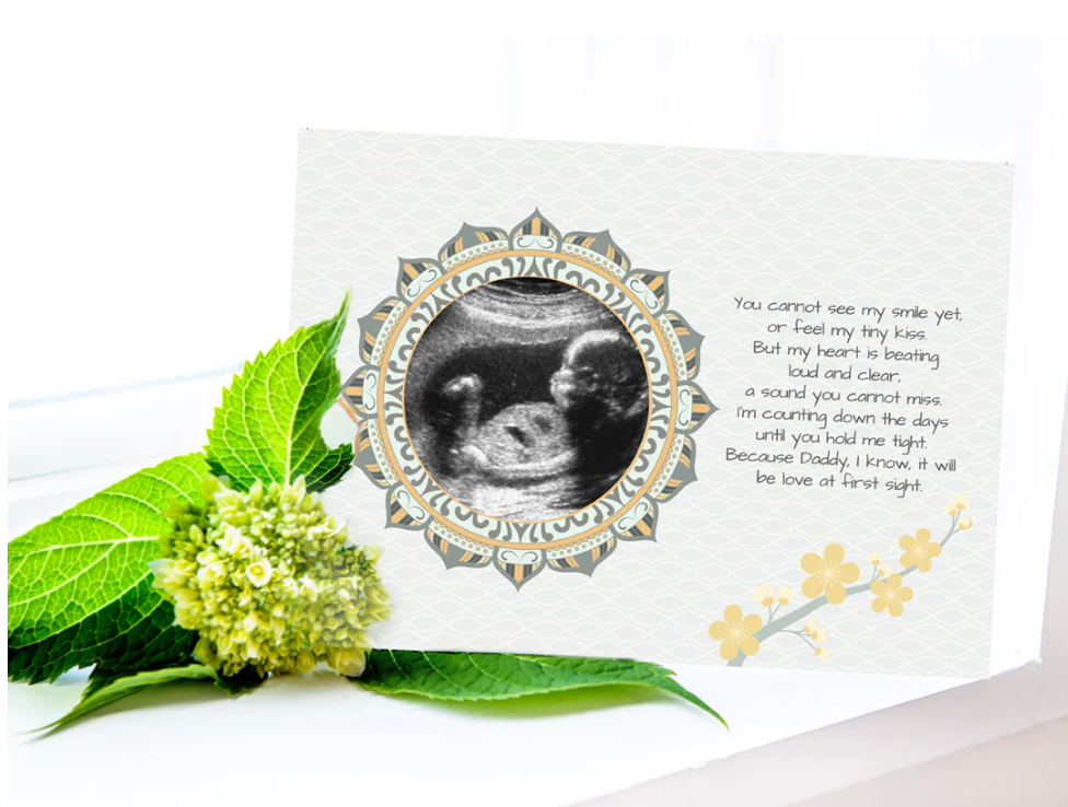 Ultrasound Card for Daddy image 0