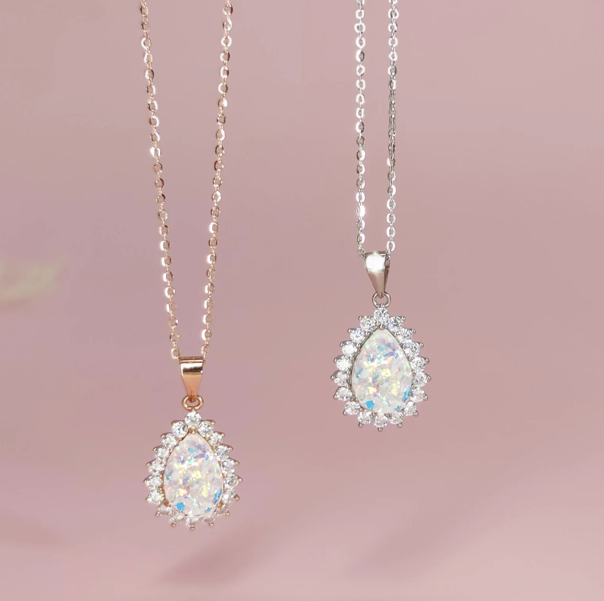 Cremation Cremation Ashes Starburst Teardrop Necklace image 2