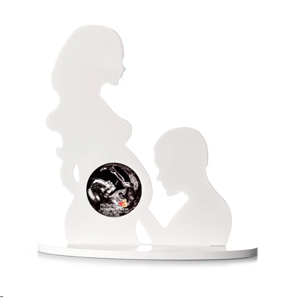 Wooden Silhouette Ultrasound Frame image 1