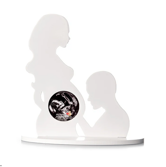 Wooden Silhouette Ultrasound Frame image 1
