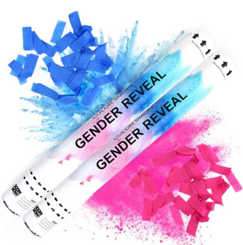 24" Confetti and Powder Gender Reveal Cannon image 0