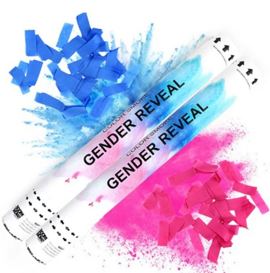 24" Confetti and Powder Gender Reveal Cannon image 0