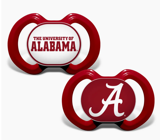 Alabama Crimson Tide Pacifier 2 Pack image 0
