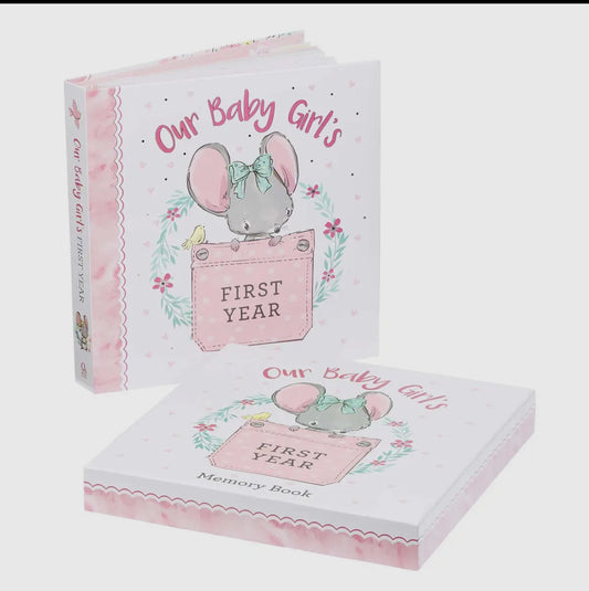 Our Baby Girl's First Year Memory Book image 0