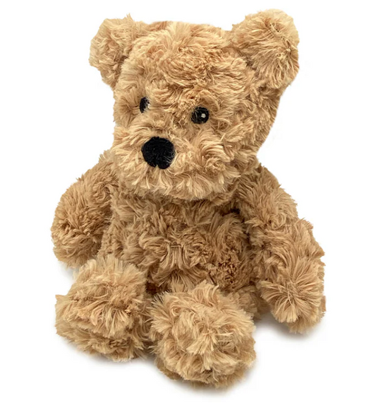 Brown Curly Bear Warmies image 0