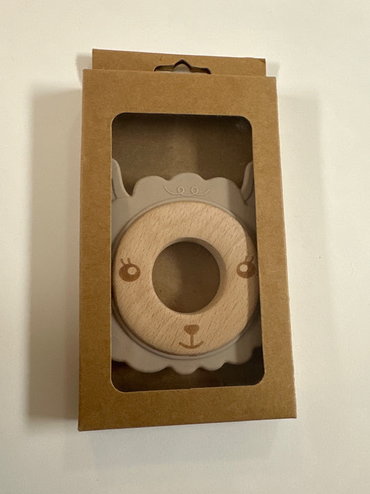 Llama Wooden Teether-TBC image 0